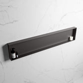 MONDIAZ EASY Nis 149,5x29,5cm in solid surface kleur DarkGrey | DarkGrey. 1 vak  geschikt voor in- of opbouw
